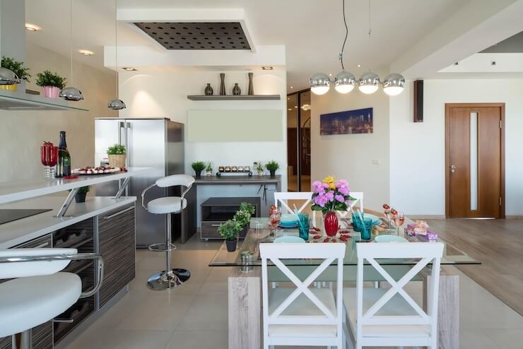 Decoración de Cocina Abierta